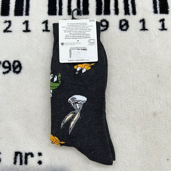 Warner Bros. Looney Tunes Characters Bugs Bunny, Daffy Duck, Marvin Socks - Picture 2 of 5
